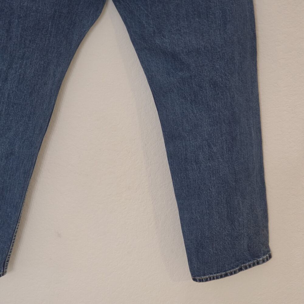 Levi's 505 Men's Jeans 36x30 Regular Fit ZipFly Straight Leg Denim Distressed - Picture 8 of 12